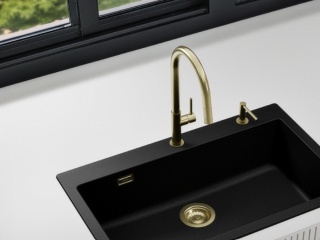 Bateria kuchenna SCHOCK TALIA 536120 WGO White Gold wyciągana 360°