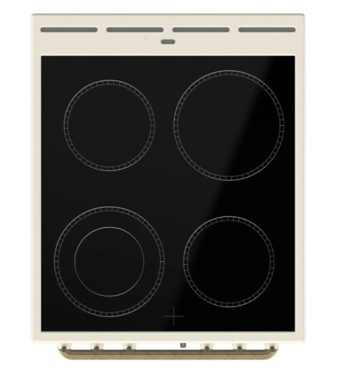 Kuchnia ceramiczna 4 Pola Gorenje GECS5B70CLI Linia Classico 50cm Kremowa