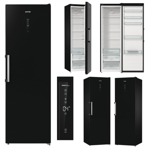 Chłodziarka jednodrzwiowa GORENJE R619EABK6 czarna 185cm
