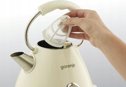 Czajnik elektryczny Gorenje K17CLI 2200W RETRO Kość Słoniowa 1,7L Termometr