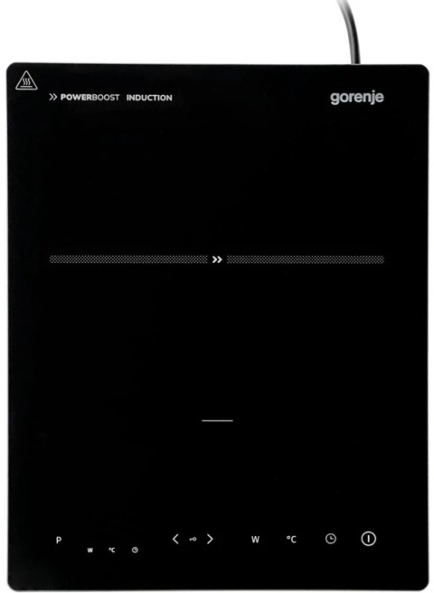 Kuchenka indukcyjna Gorenje ICR2000SP 10 stopni mocy Booster Czarna