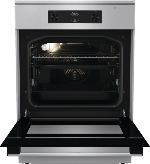 Kuchnia indukcyjna Gorenje GEIT6C60XPG Srebrna Grill Pizza AirFry 60cm 71L