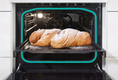 Kuchnia indukcyjna Gorenje GEIT6C60XPG Srebrna Grill Pizza AirFry 60cm 71L