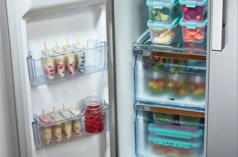 Lodówka GORENJE NRM8182MX Side by Side No frost 182cm x 80cm Srebrna