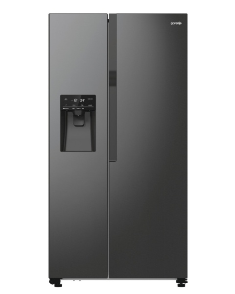 Lodówka Gorenje NRR9185ESBXL SBS Czarna No Frost Kostkarka BEZ Podłączenia