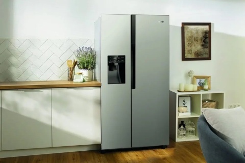 Lodówka Gorenje NRS9182VX1 Side by Side NoFrost Kostkarka SBS 90CM Pojemna