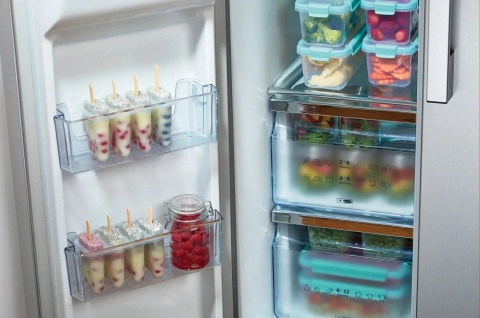 Lodówka Gorenje NRS9182VX1 Side by Side NoFrost Kostkarka SBS 90CM Pojemna