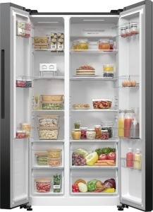 Lodówka SBS NoFrost GORENJE NRR9185EABXL 358/192l 178,6cm czarna