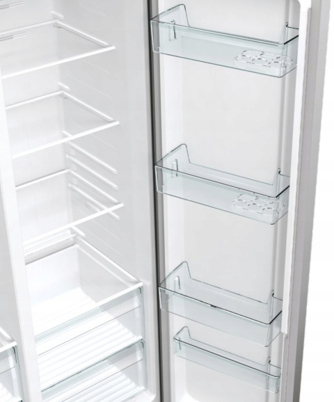 Lodówka Side by Side Gorenje NRR9185EAXL No Frost 90 CrispZone INOX Srebrna