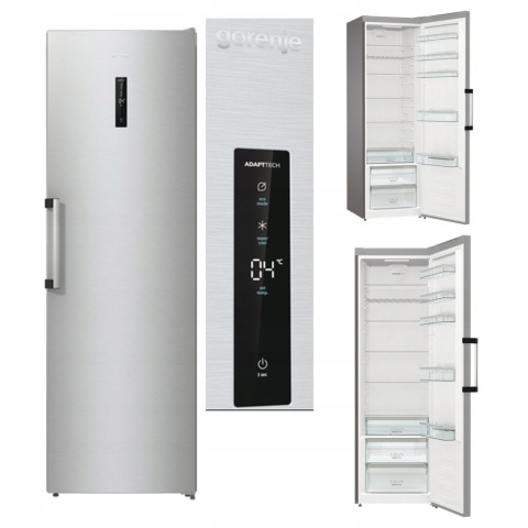 Lodówka jednodrzwiowa Gorenje R619EAXL6 185cm srebrna chłodziarka