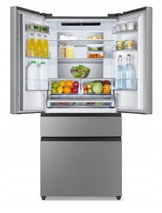 Lodówka side by side Gorenje NRM818EUX No-Frost Szary 40 dB 480 l