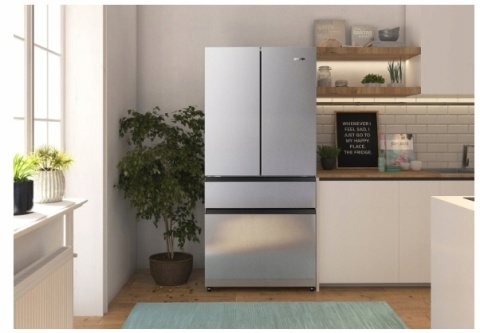 Lodówka side by side Gorenje NRM818EUX No-Frost Szary 40 dB 480 l