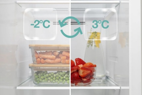 Lodówka side by side Gorenje NRR9185EABXLWD Czarna