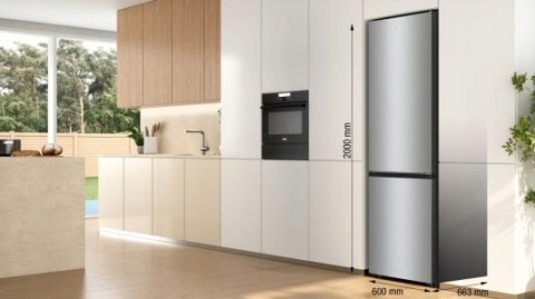 Lodówko-zamrażarka Gorenje NRC620BSXL4 Klasa energetyczna B 2m No Frost