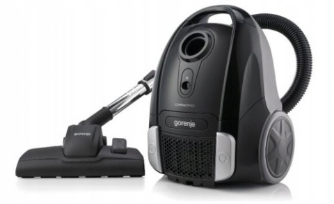Odkurzacz workowy Gorenje VCEA28GLBK czarny HEPA 700 W
