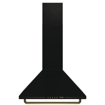 Okap kuchenny Gorenje WHC63CLB przyścienny 650m3/h 60cm RETRO czarny