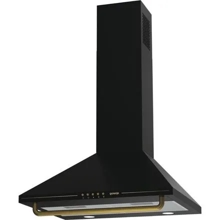 Okap kuchenny Gorenje WHC63CLB przyścienny 650m3/h 60cm RETRO czarny