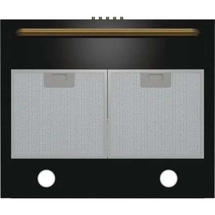 Okap kuchenny Gorenje WHC63CLB przyścienny 650m3/h 60cm RETRO czarny