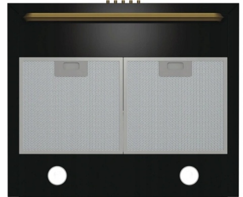 Okap kuchenny Gorenje WHC63CLB przyścienny 650m3/h 60cm RETRO czarny