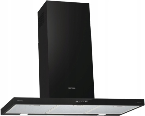 Okap przyścienny Gorenje WHT9SYB 90cm czarny AdaptLight