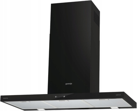 Okap przyścienny Gorenje WHT9SYB 90cm czarny AdaptLight