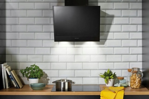 Okap przyścienny Gorenje WHT9SYB 90cm czarny AdaptLight