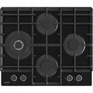 Płyta gazowa Gorenje GTW6D42AB 60cm Czarna Szkło WOK Żeliwo