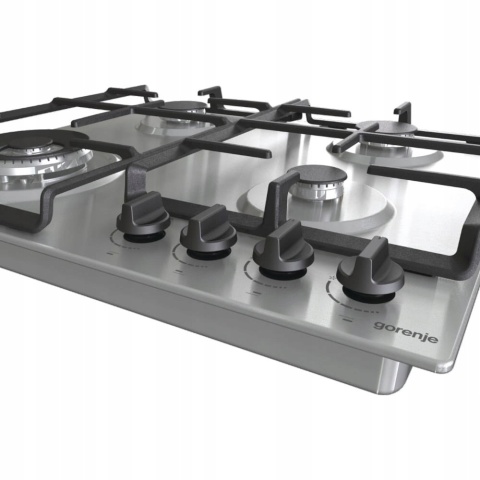 Płyta gazowa Gorenje GW641EBX Żeliwny ruszt 60 cm