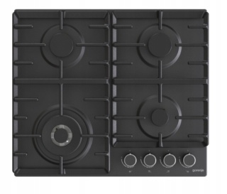 Płyta gazowa Gorenje GW642AB Czarna Ruszt Żeliwny 60cm