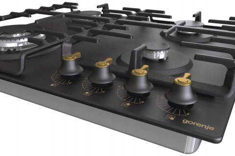 Płyta gazowa Gorenje GW642CLB RETRO WOK Żeliwo 60cm