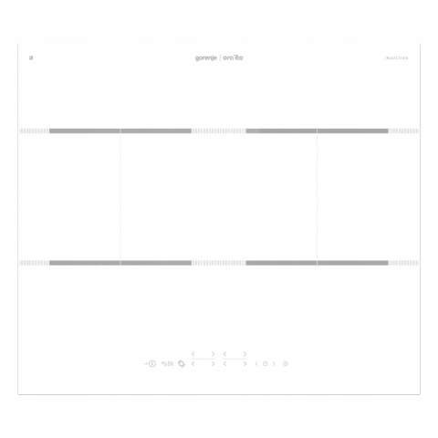 Płyta indukcyjna Gorenje IT646ORAW biała 60cm pod zabudowę