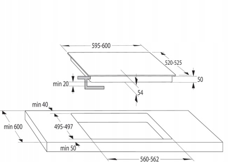 Płyta indukcyjna Gorenje IT646ORAW biała 60cm pod zabudowę