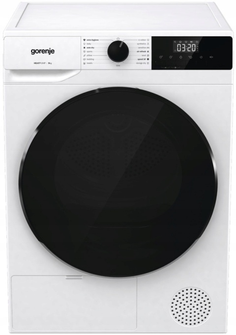Suszarka Gorenje DHNA93/PL 9kg Pompa Ciepła Ciemna szyba A+++