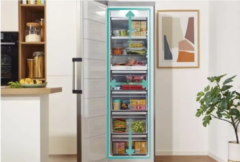 ZAMRAŻARKA SZUFLADKOWA FN619EABK6 GORENJE NO FROST 185cm x 60cm Czarna