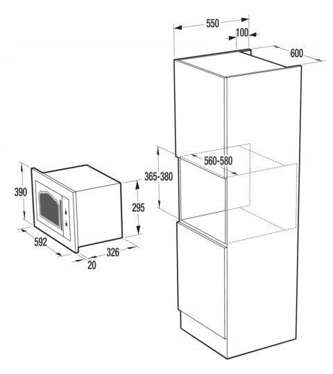 Zestaw RETRO GORENJE BOS67372CLB + BM235CLB + GI6421CLBSC + DK63MCLB