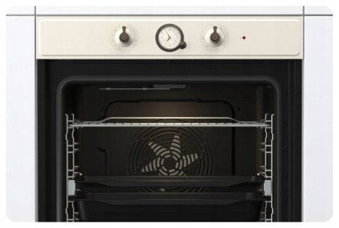 Zestaw RETRO GORENJE BOS67372CLI + BM235CLI piekarnik + mikrofala kremowy