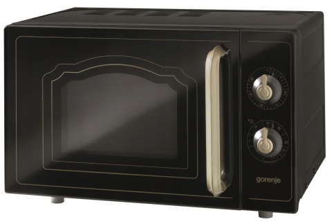 Kuchenka mikrofalowa wolnostojąca Gorenje MO4250CLB Retro Czarna