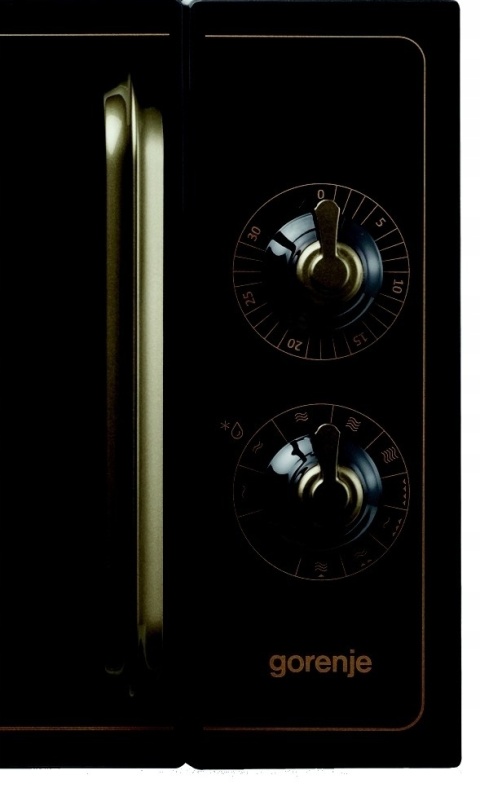 Kuchenka mikrofalowa wolnostojąca Gorenje MO4250CLB Retro Czarna