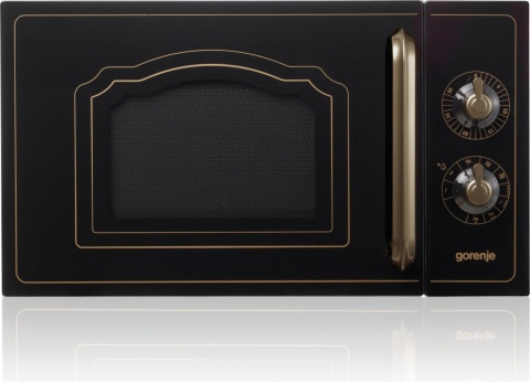 Kuchenka mikrofalowa wolnostojąca Gorenje MO4250CLB Retro Czarna