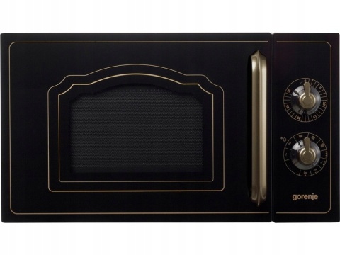 Kuchenka mikrofalowa wolnostojąca Gorenje MO4250CLB Retro Czarna