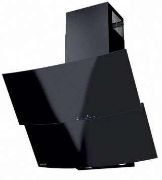 Maan Okap kominowy Rega Duo LED czarny 60 cm