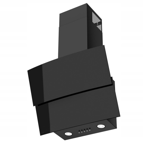 Maan Okap kominowy Rega Duo LED czarny 60 cm Maan Okap kominowy Rega Duo LED czarny 60 cm