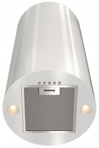 OKAP KUCHENNY PRZYŚCIENNY KOMINOWY 35 cm TUBA BIAŁY ELBA WPB35 MAAN CICHY