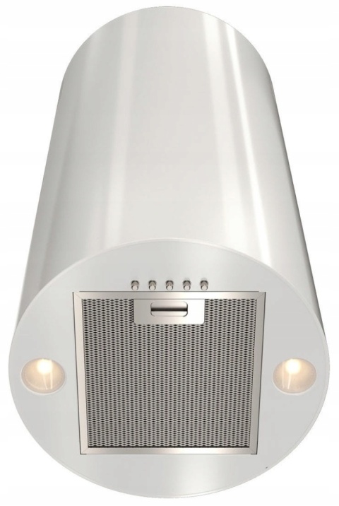 OKAP KUCHENNY PRZYŚCIENNY KOMINOWY 35 cm TUBA BIAŁY ELBA WPB35 MAAN CICHY