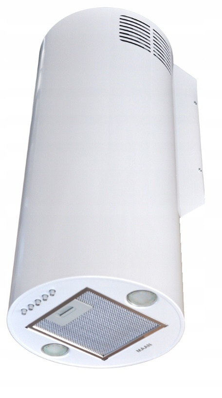 OKAP KUCHENNY TUBA PRZYŚCIENNY BIAŁY KOMINOWY ELBA WPB731 MAAN 31cm CICHY