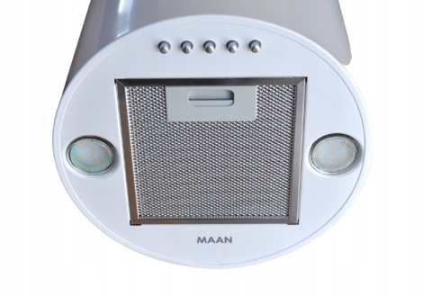 OKAP KUCHENNY TUBA PRZYŚCIENNY BIAŁY KOMINOWY ELBA WPB731 MAAN 31cm CICHY