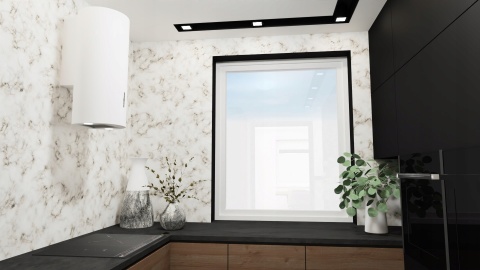 OKAP KUCHENNY TUBA PRZYŚCIENNY BIAŁY KOMINOWY ELBA WPB731 MAAN 31cm CICHY