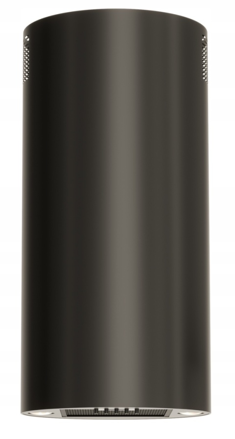 OKAP KUCHENNY TUBA PRZYŚCIENNY CZARNY KOMINOWY ELBA WPB35 MAAN 35cm CICHY