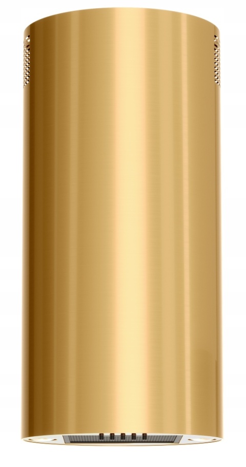 OKAP KUCHENNY TUBA PRZYŚCIENNY ZŁOTY POŁYSK KOMINOWY ELBA WPB35 MAAN CICHY