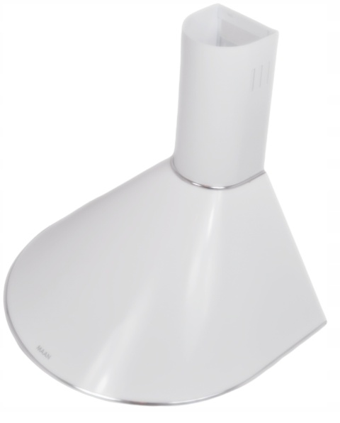 Okap Kuchenny KOMINOWY MAAN Mix 50cm Biały przyścienny LED Cichy Mocny